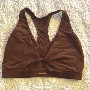 Gymshark x Whitney Simmons Brown Sports Bra